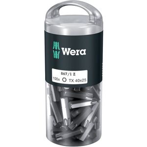 Wera - 1/4"" Torx Bit - T40 - 25mm - Per Koker van 100 Stuks