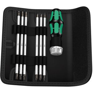 Wera Kraftform Compact - Ratelschroevendraaier set - 7-delig met 12 afmetingen