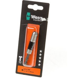Wera - 897/4 IMP - Impaktor Houder - 1/4 Duim - RVS - Met Magneet