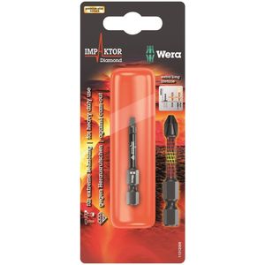 Wera 5073971001 1/4" Robertson Impaktor Bit - R2 X 50mm