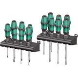 Wera - Kraftform 300 - Schroevendraaierset 18 Stukken - Ergonomisch Handvat - Kleurcodering