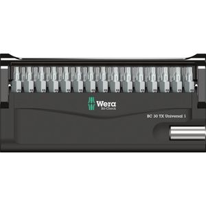 Wera 05057908001 30-delige Bit-Check 30 Universal 1 Bitset - Torx