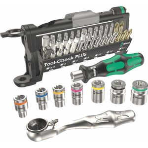 Wera Tool-Check PLUS, Bitsatz, Ratsche, Nüsse& Handhlt 39tlg