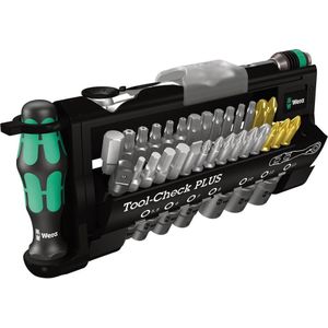 Wera BIT-assortiment, Tool-Check PLUS, 05056490001, 39-delig (1-pack)