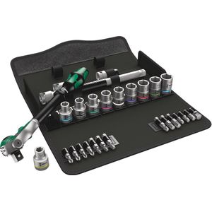 Wera 8100 SC 6 Zyklop Speed Ratelset in etui - 1/2"" - Metrisch