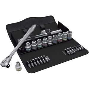 Wera Zyklop Metal 8100 SC 8 05004078001 Dopsleutelset Metrisch 1/2 (12.5 mm) 28-delig