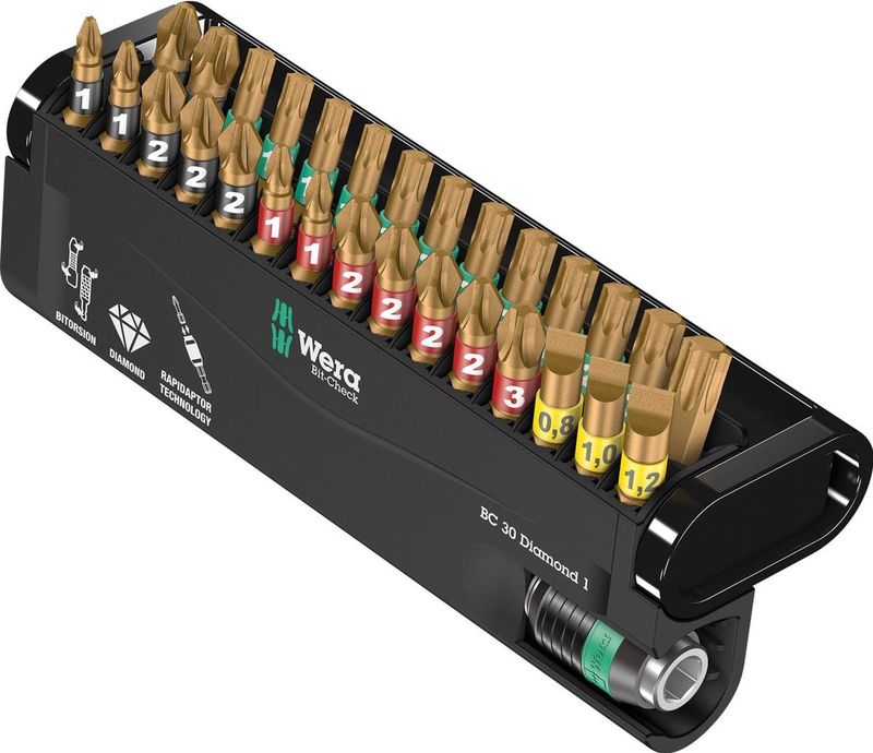 Wera - Bit-Check 30 - Bitset - 30 Stuks - Diamond