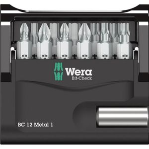 Bitset Bit-Check 12 Metal 1 Wera