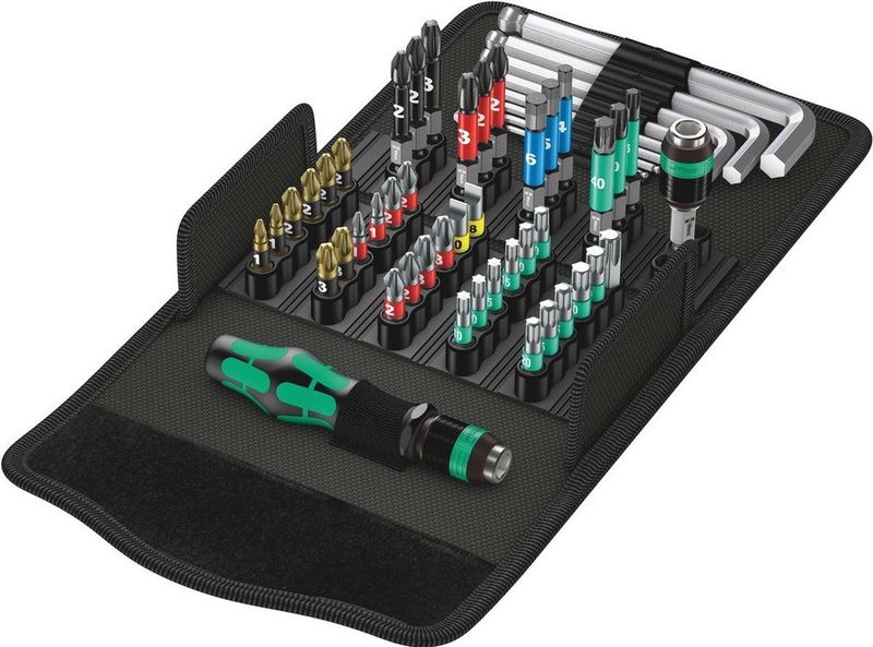 Wera - Kraftform Kompakt 100 - 52-delige Accessoireset - Etui