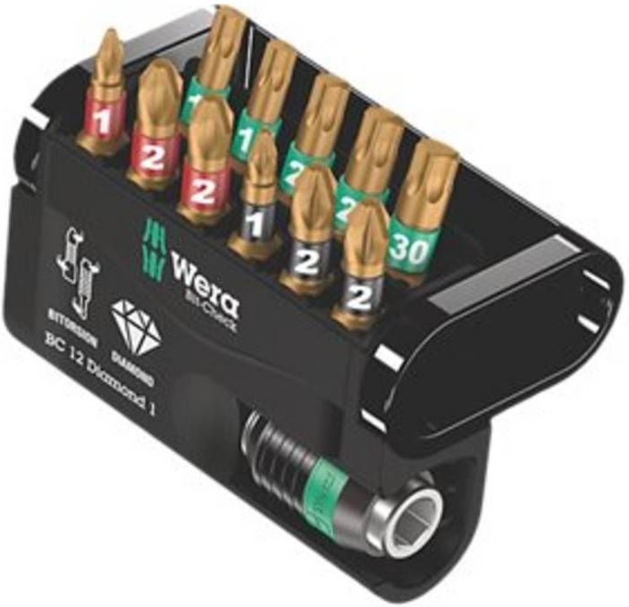 Wera Bit check Diamond Bitset 12 delig