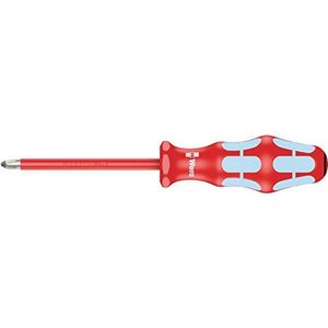 Wera 3165 i PZ VDE-geïsoleerde kruiskopschroevendraaier, roestvrij staal, PZ 1 x 80 mm, 05022740001