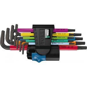 Wera Multicolour Binnen-Torx Haakse schroevendraaierset 9-delig