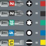 Wera - Kraftform Kompakt 20 Tool Finder 1 - Gereedschapset - 7 Delig - Met Etui