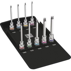 Wera - 8767 HMC HF 3 Zyklop Bit-doppen-set TORX - 9-delig - Vaste Houdfunctie