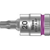 Wera 05003364001 8767 A HF Torx 1/4"" cyclop-steeksleutel met terughoudfunctie, TX 20 x 28 mm, roze