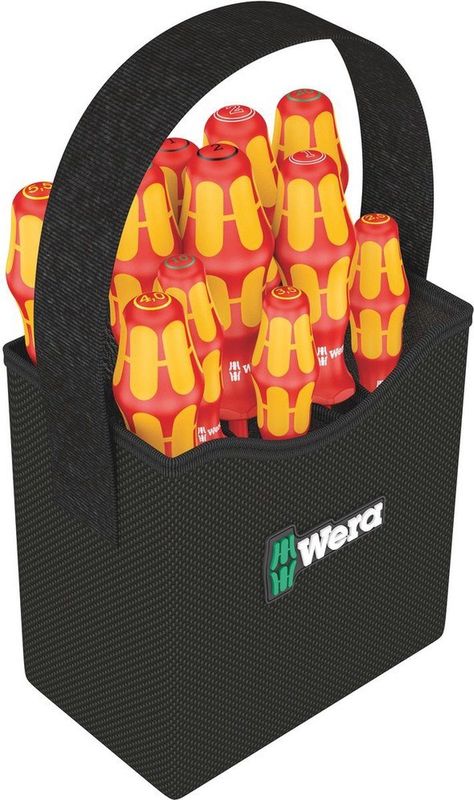 Wera - Kraftform 2go 100 Schroevendraaierset VDE - 11-delig - Geïsoleerd