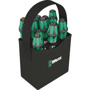 Wera - Kraftform 2go 300 - Schroevendraaierset - 11-delig - Draagtas