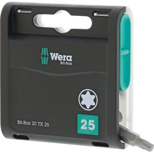 Bit-box 20H met 20st. bits T25x25mm Wera