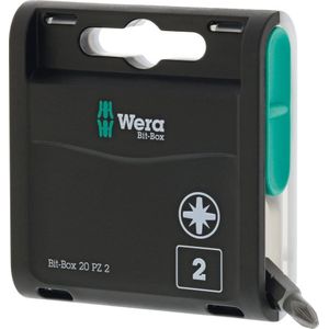 Wera Bit-Box 20 PZ 2, 20-delig - 1 stuk(s) - 05057760001