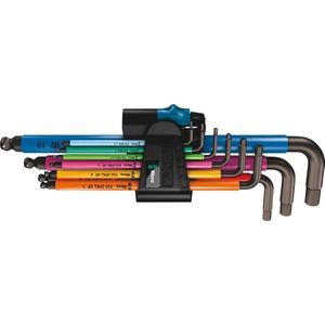 Wera 05022210001 950 SPKL/9 SM HF 9 Delige Hex-plus multicolour inbussleutelset - 1,5-10mm