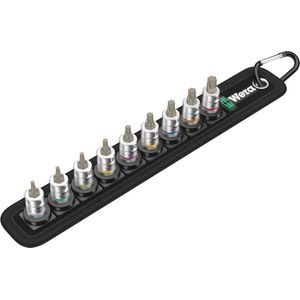 WERA - Belt A 3 - TORX Bitdoppenset - 9-delig - Robuust Textiel