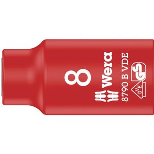 Wera 8790 B Zyklop VDE doppen, geïsoleerd, voorzien van 3/8" aandrijving, 8.0 x 46.0 mm - 1 stuk(s) - 05004952001