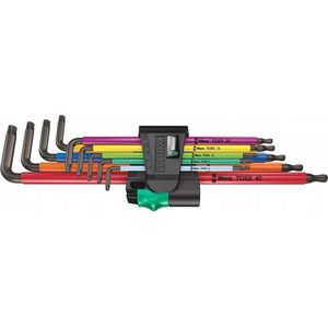 Wera 05024480001 967/9 TX XL Multicolour 1 9-delige Stiftsleutelset - Lang - Torx