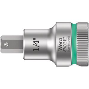 Wera 05003089001 8740 B HF Zyklop bitmoer met 3/8"" aandrijving, met houderfunctie voor binnenzeskantschroeven x, 1/4"" x 35 mm