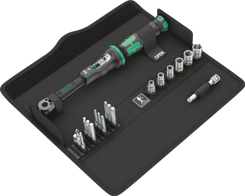 Wera - Click-Torque A 6 Set 1 - Momentsleutel - 2.5 - 25 Nm - Robuuste Uitvoering