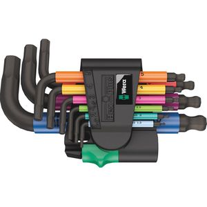 Wera 05133164001 950/9 Hex-Plus Multicolour 2 Stiftsleutelset - BlackLaser - Metrisch