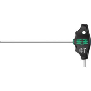 Wera 454 HF T-greep zeskant-schroevendraaier Hex-Plus met vasthoudfunctie, 5 x 200 mm - 05023344001