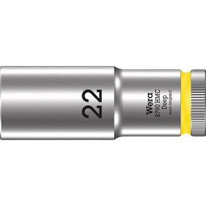 Wera 8790 HMC Deep Hand- en Machinedop met 1/2"-aandrijving, 22 x 83 mm - 05004562001