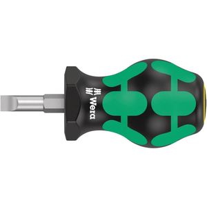 Wera 335 Stubby Platte schroevendraaier Kopbreedte: 6.50 mm Koplengte: 25 mm