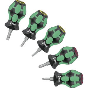Wera Stubby Set 1 Schroevendraaierset 5-delig