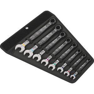 Wera 05020241001 6003 Joker 8 Imperial Set 1 Ring-steeksleutelset 11-delig Sleutelbreedte (inch) (alleen voor ADT) 1/2