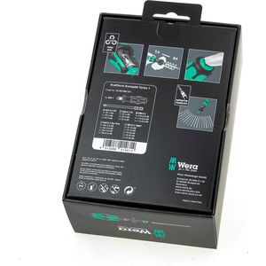 Wera Kompakt Turbo 1 05057482001 Bitset 18-delig 1/4 (6.3 Mm) Incl. Bithouder en Schroevendraaie