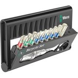 Wera Bicycle Set 9 05004177001 Bitset Kruiskop Phillips, Torx, Inbus, Buiten-vierkant