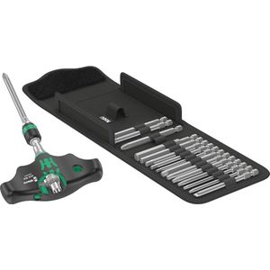 Wera Kraftform Kompakt 400 RA Set 1 Bitschroevendraaier 17-delig Kruiskop Phillips, Kruiskop Pozidriv, Torx, Inbus, Pla