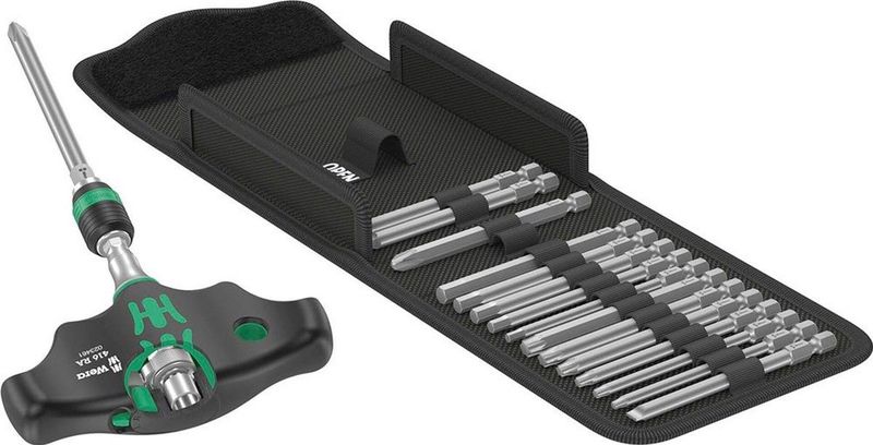 Wera - Kraftform Kompakt 400 RA Imperial Set - 17-delig - Robuuste Stoffen Box