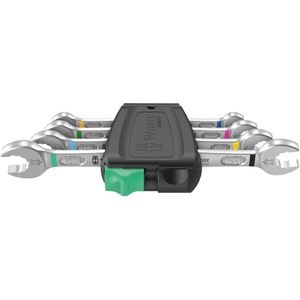 Wera 05020314001 6005 Joker 4 Set 1 Dubbele steeksleutelset 4-delig Sleutelbreedte (metrisch) (alleen voor ADT) 6 - 12