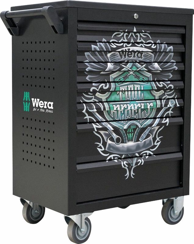 Gereedschapswagen - Tool Rebel Design - Robuust - 7 Lades - Inclusief Gereedschap