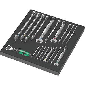 Wera 9731 Schuimrubberen inzetstuk met 6003 Joker Set 1, 19-delig - 05150121001