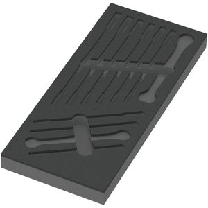 Wera 9830 Schuimrubberen inzetstuk voor 6000 Joker Set 1, zonder gereedschap, 172 x 30 x 392 mm - 05137330001