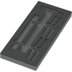 Wera 9882 Schuimrubberen inzetstuk voor hamers Set 1, zonder gereedschap, 172 x 30 x 392 mm - 05137382001