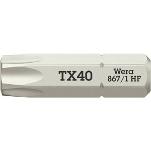 Wera 867/1 TORX HF bits met vasthoudfunctie, TX 40 x 25 mm - 05066145001