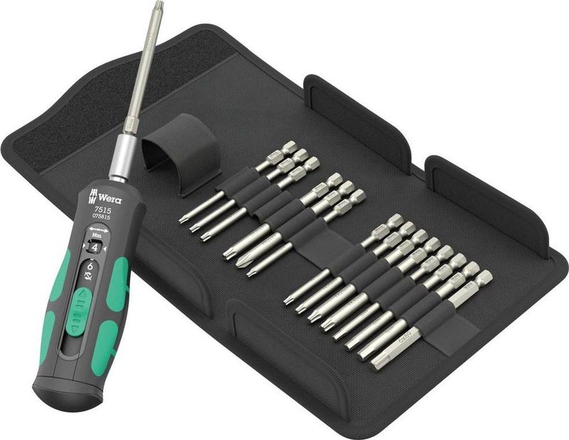 Wera - Kraftform Safe-Torque Speed - Bitset 16-delig - Kruiskop Phillips, Torx BO, Torx plus