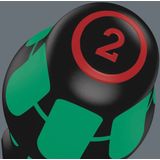 Wera - 9650 Magneetstrip - Schroevendraaierset - 9-delig - Ergonomisch