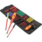 Wera 05006617001 Bitschroevendraaier VDE 26-delig Kruiskop Phillips, Kruiskop Pozidriv, Torx, Inbus, Plat