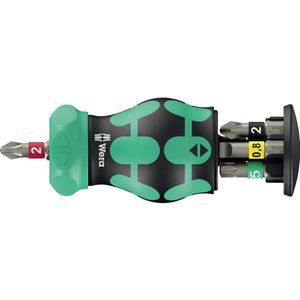 Wera - Kompakt Stubby Magazin RA 2 2025 - Universeel Bitset - Inclusief 6 BiTorsion-bits