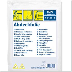 Color Expert Afdekfolie HDPE 0,005 mm - 4x12,5 meter
